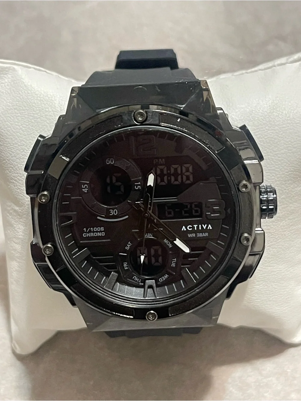 Activa Virtux X Invicta Analog & Digital Men's Watch - 51mm. Black , new